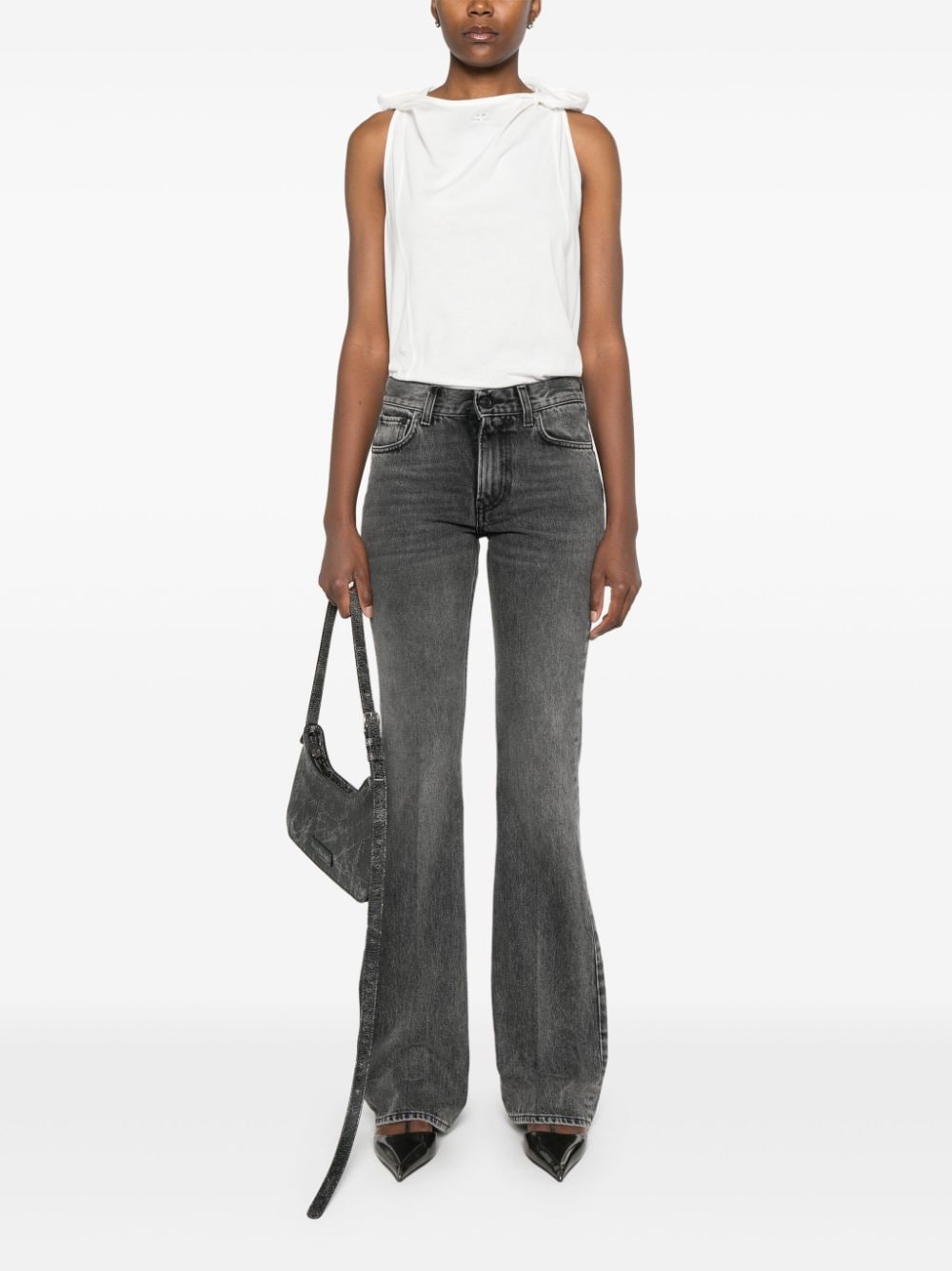 Haut à capuche blanc