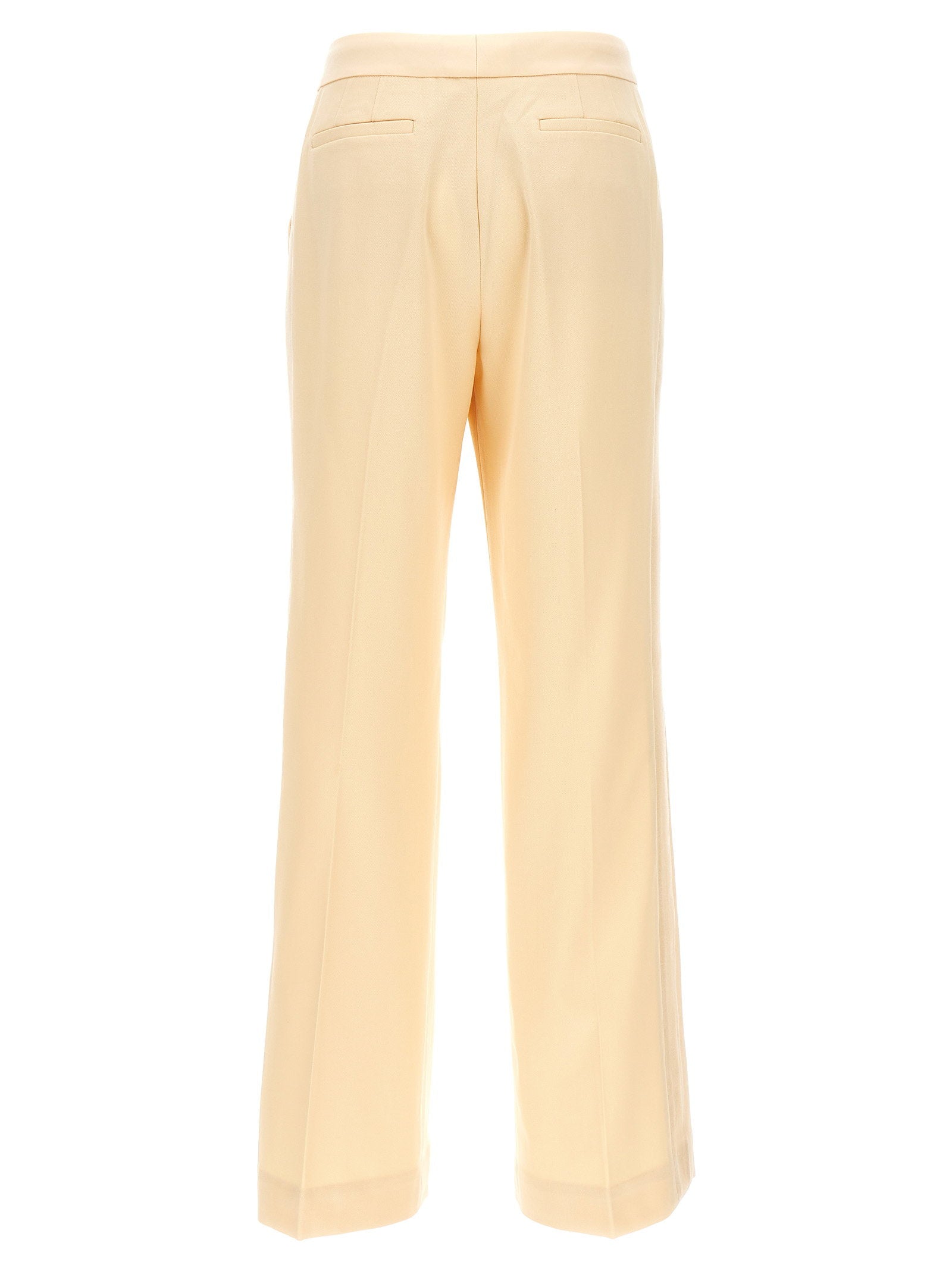 Zimmermann Illustration Straight Tux Pants Beige