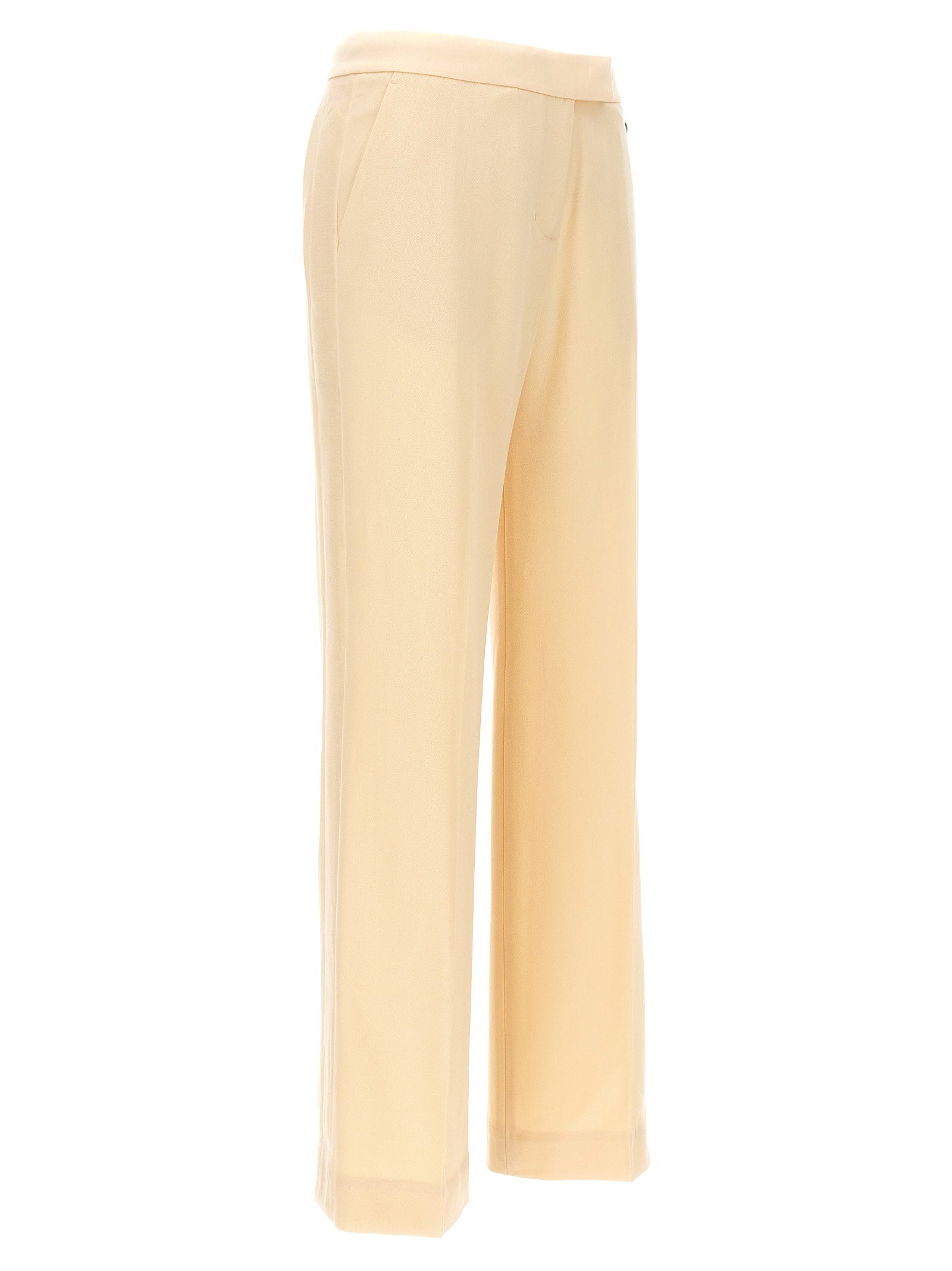Zimmermann Illustration Straight Tux Pants Beige