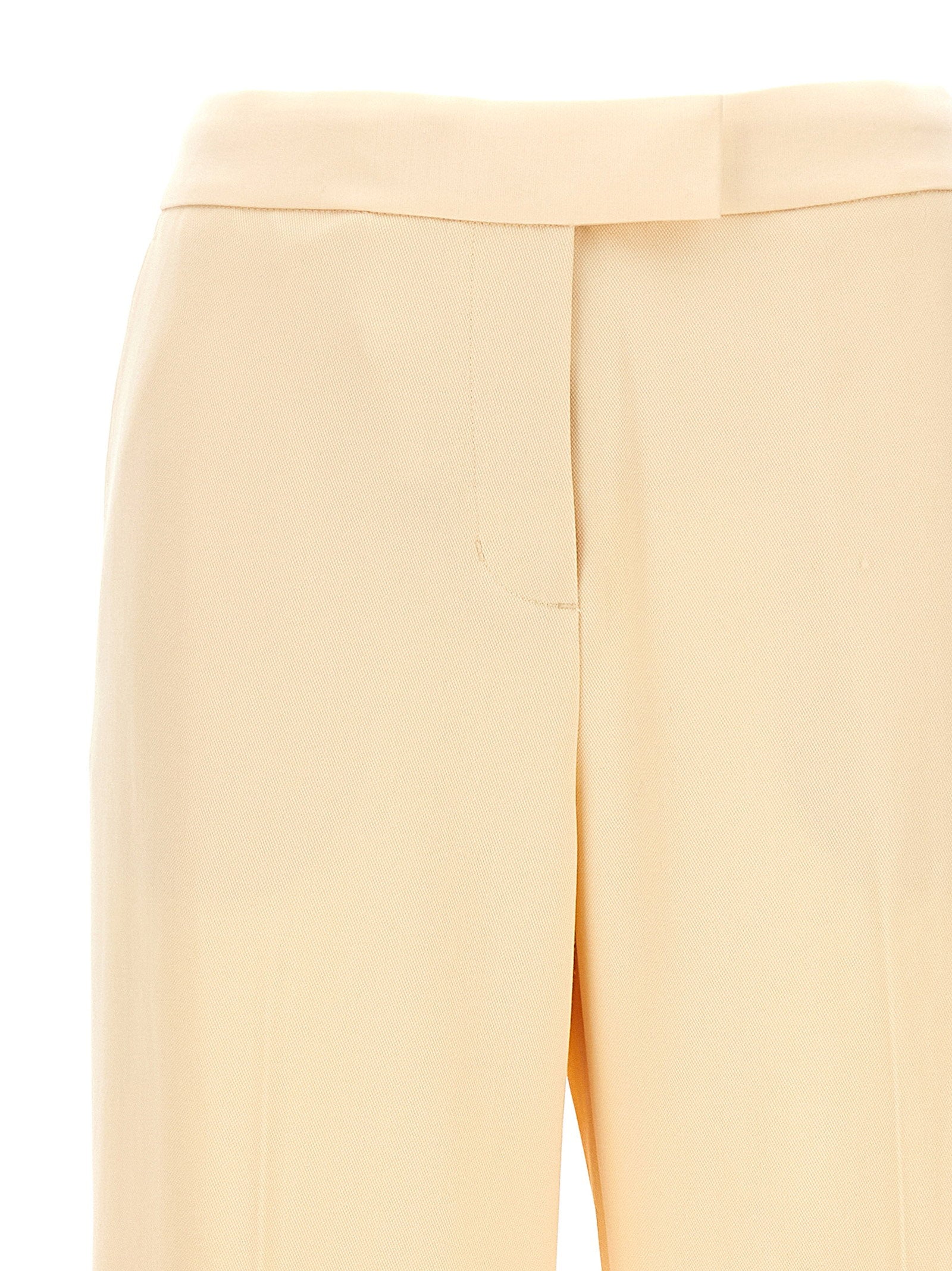 Zimmermann Illustration Straight Tux Pants Beige