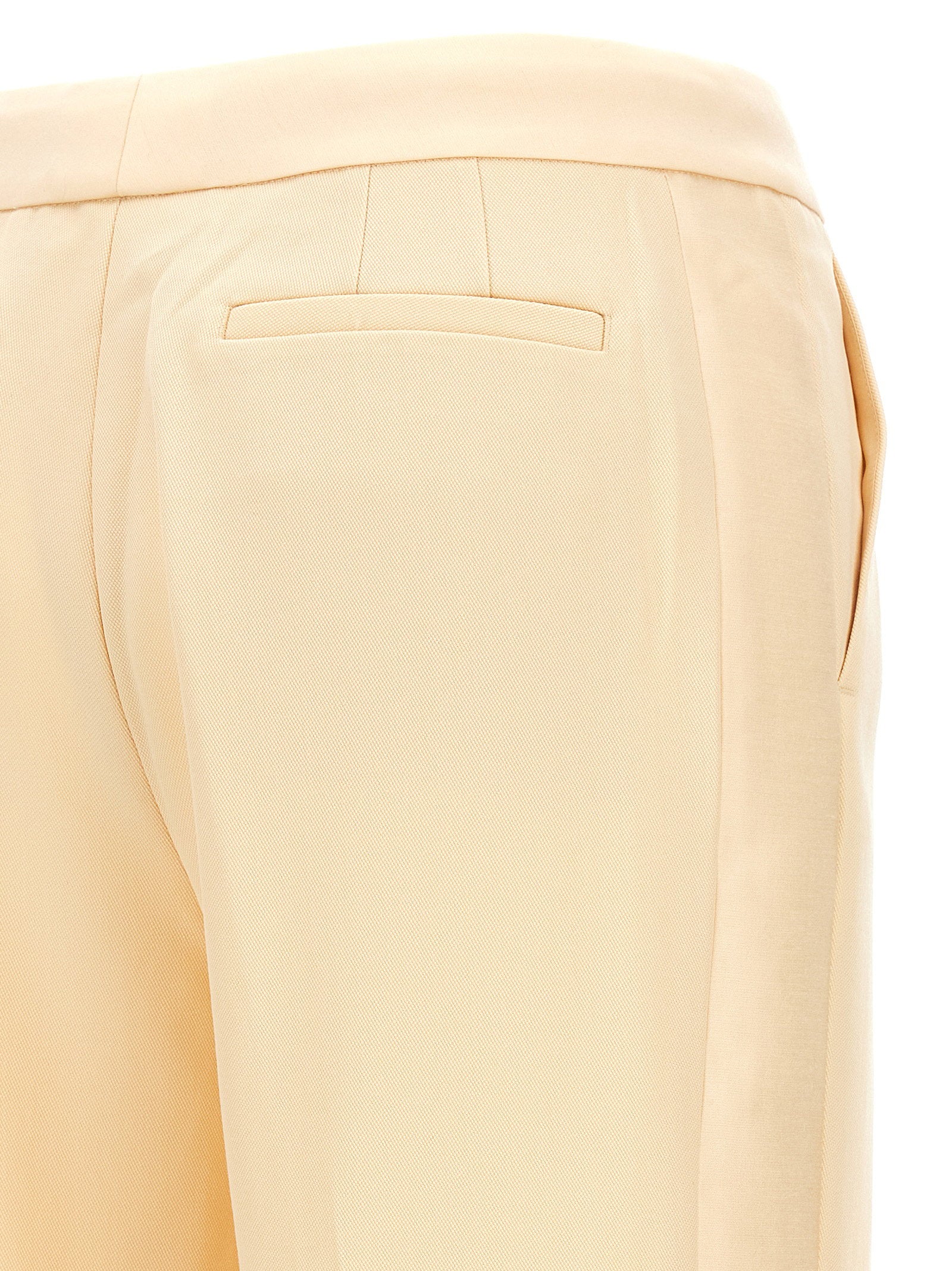 Zimmermann Illustration Straight Tux Pants Beige