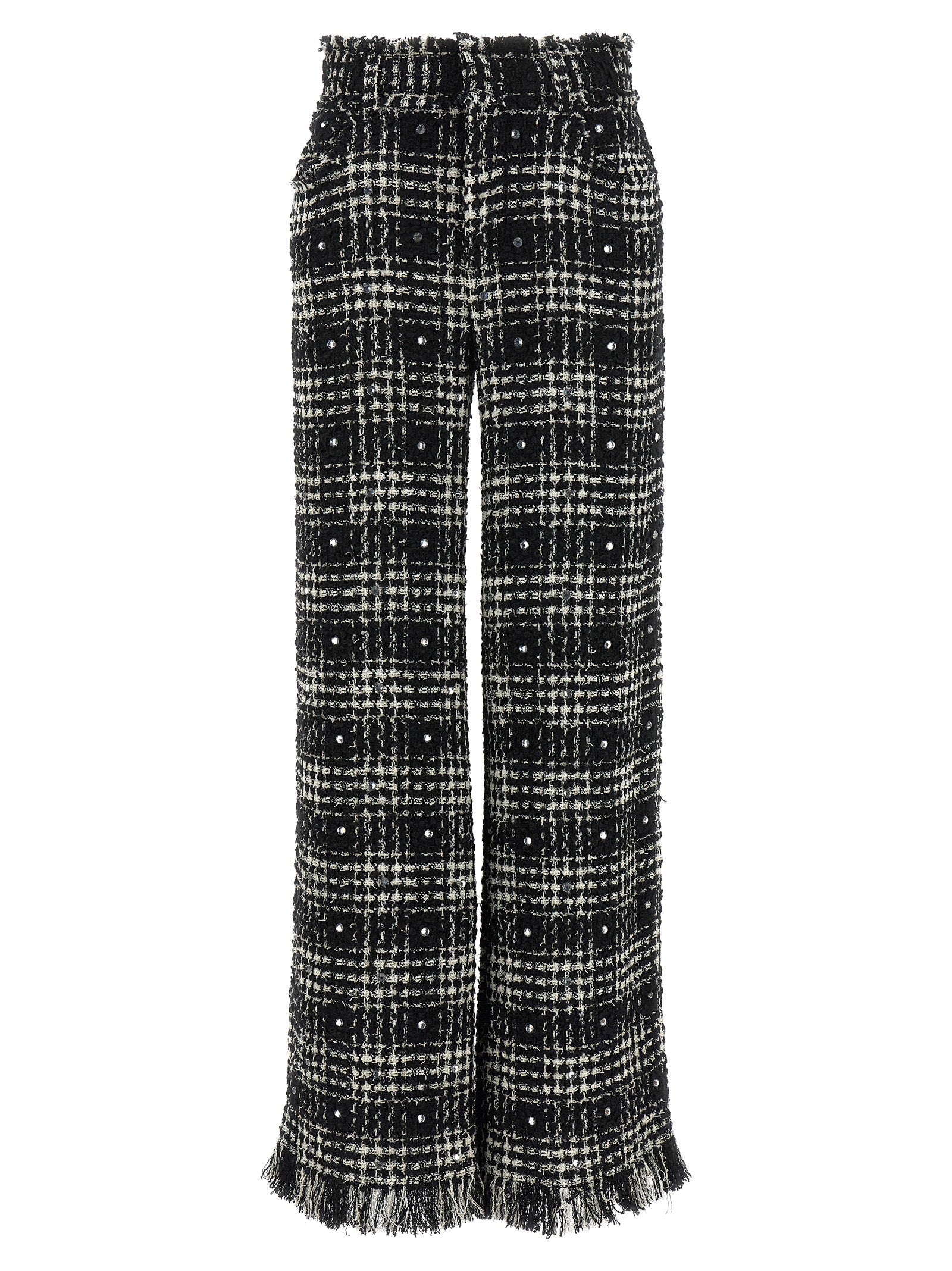 Giuseppe Di Morabito Prince Of Wales Pants White/black