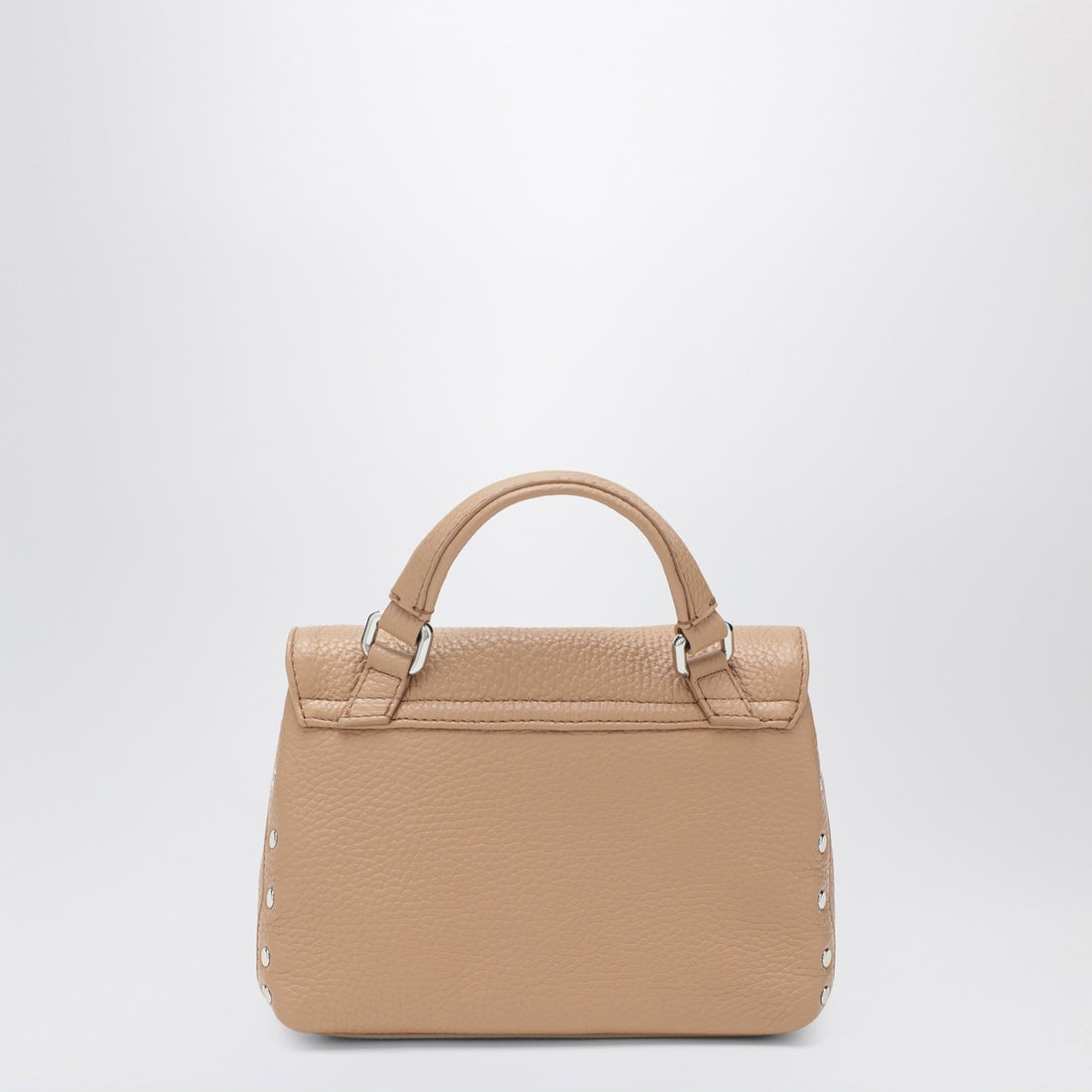 Zanellato Postina Baby Grained-Leather Handbag Brown