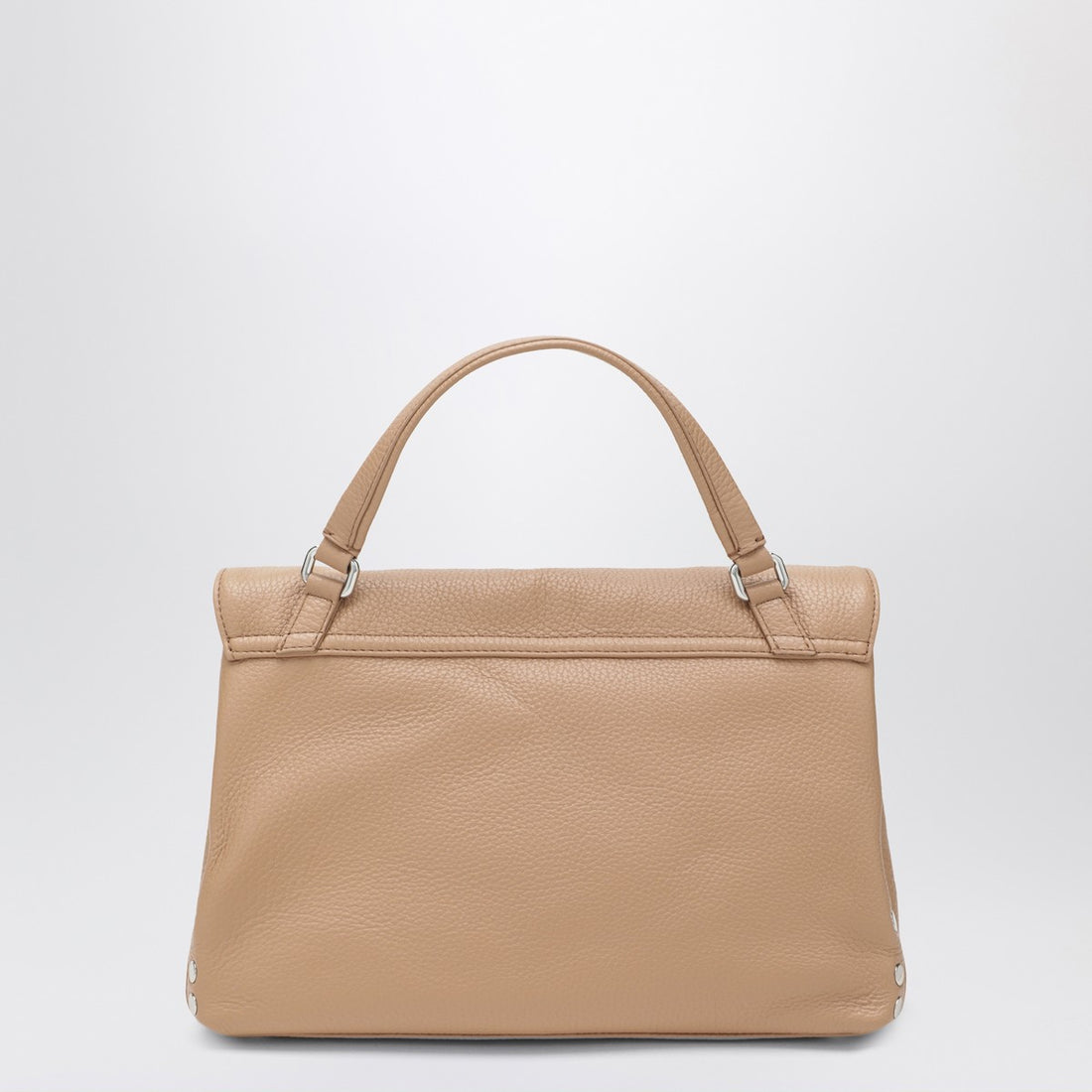 Zanellato Postina Small Grained Leather Handbag Brown