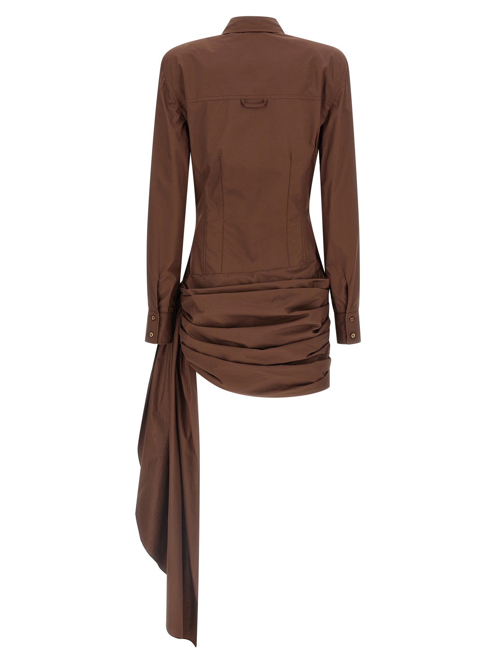 Giuseppe Di Morabito Chemisier Dress Brown