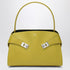 Ferragamo Hug Soft M Shoulder Bag in Lime/Moss Orange Leather