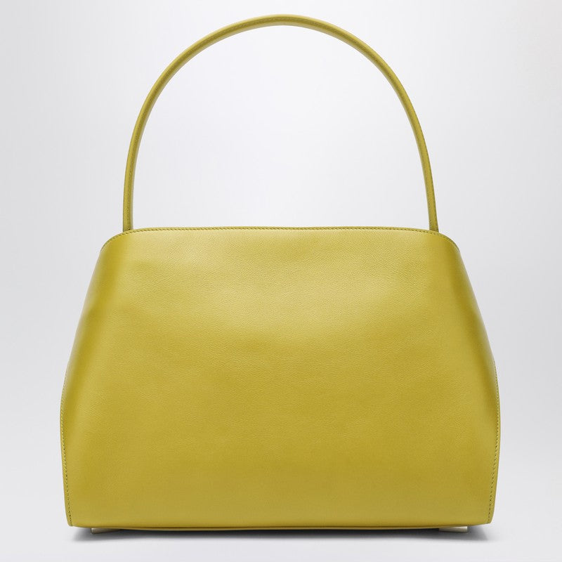 Ferragamo Hug Soft M Shoulder Bag in Lime/Moss Orange Leather