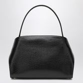 Ferragamo Black Leather Hug M Shoulder Bag Brown