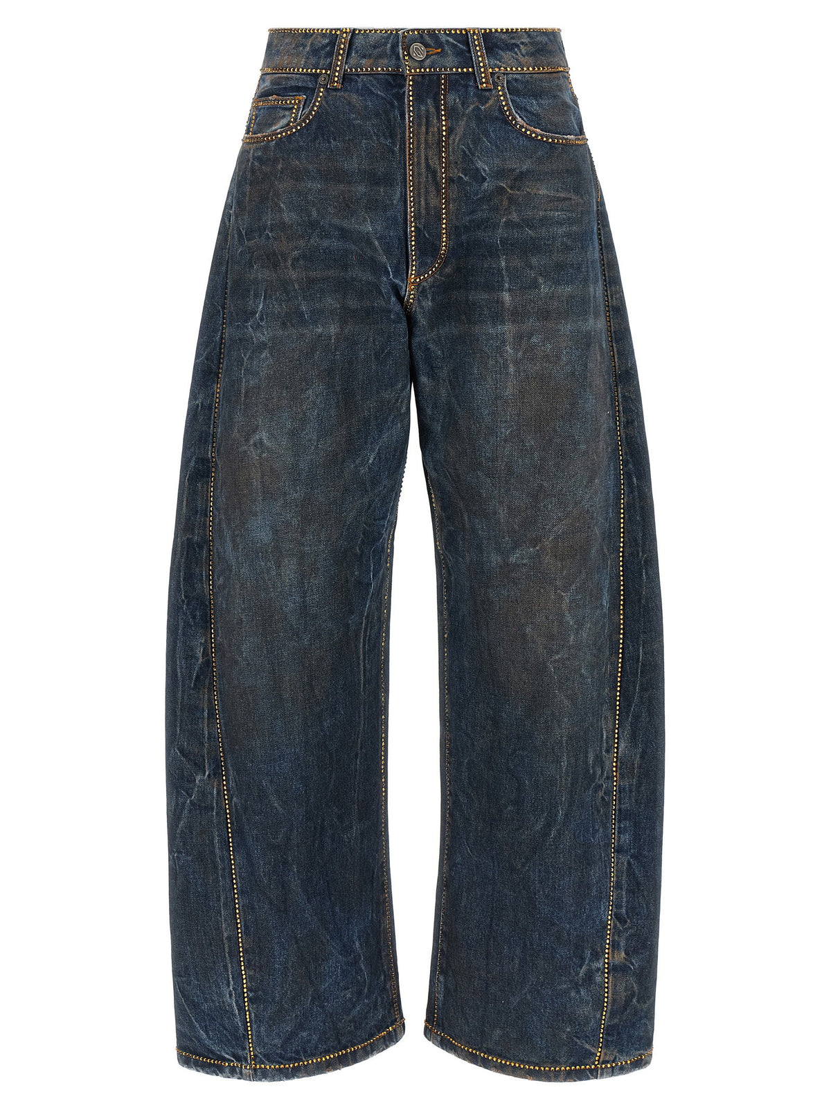 Giuseppe Di Morabito Rhinestone Jeans Blue