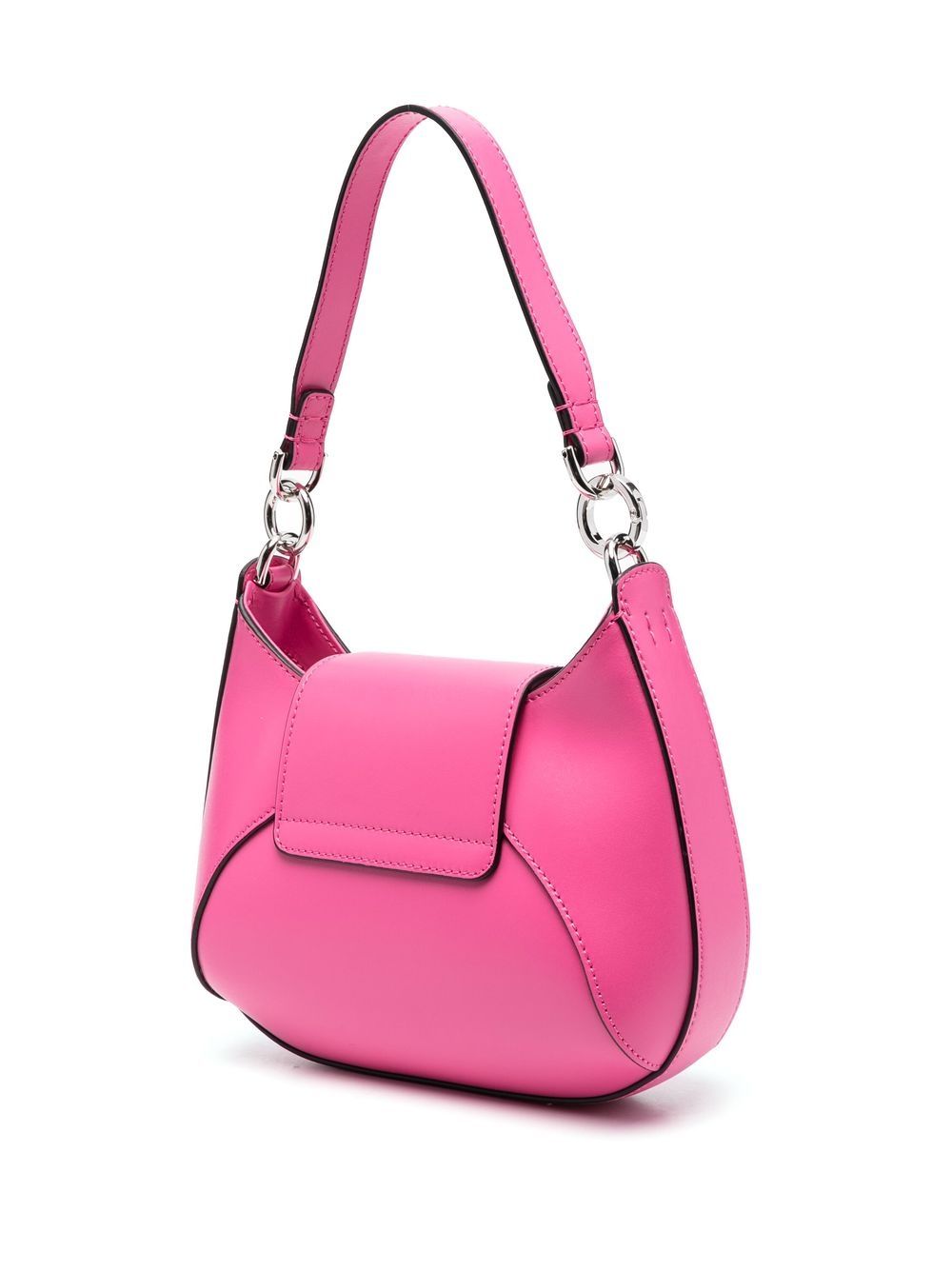 Hogan H-Hobo Calf Leather Shoulder Bag Pink