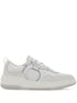 Ferragamo Salvatore Gancini Leather Sneakers White
