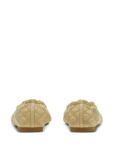 Burberry Sadler quilted leather ballerinas Beige