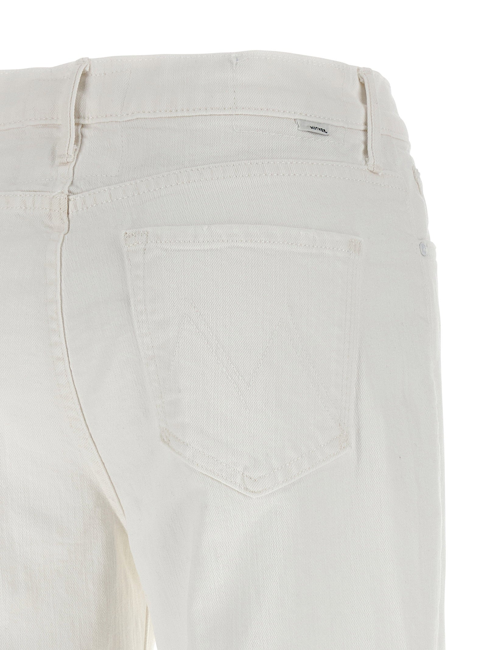 Mother The Kick It Jeans White