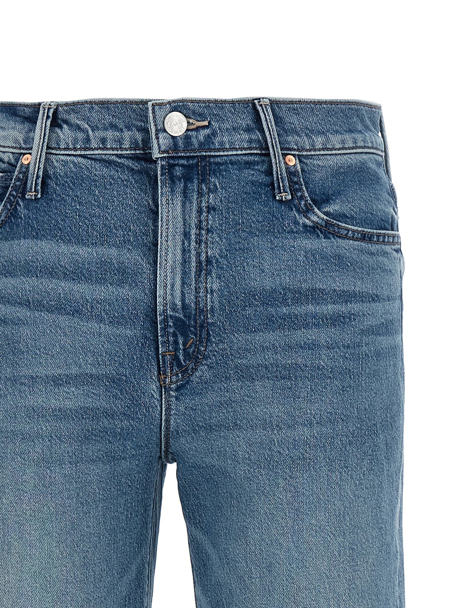 Mother The Kick It Ankle Jeans Blue