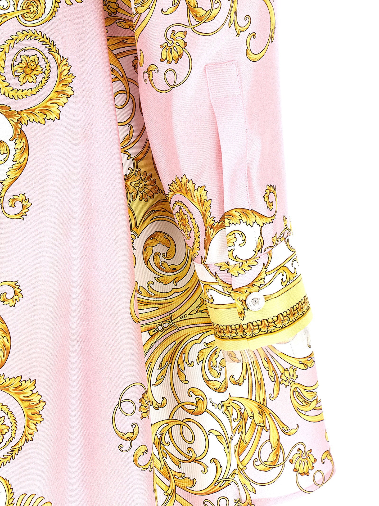 Versace Spring Barocco Dress Multicolor