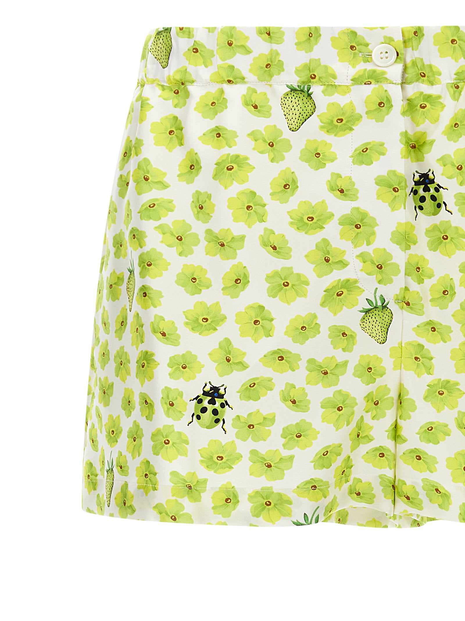 Versace Strawberry Garden Shorts Multicolor