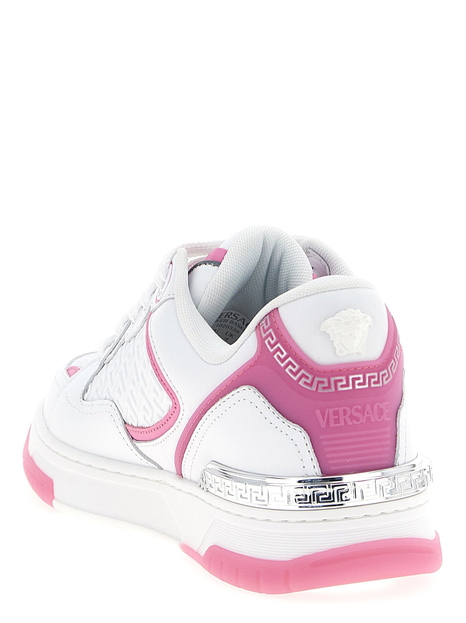 Versace Biggie Basket Sneakers Pink