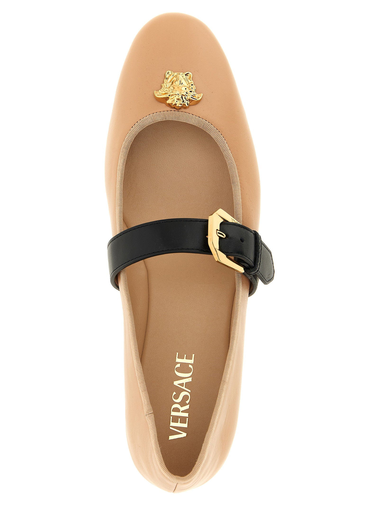 Versace La Medusa Ballet Flats Pink
