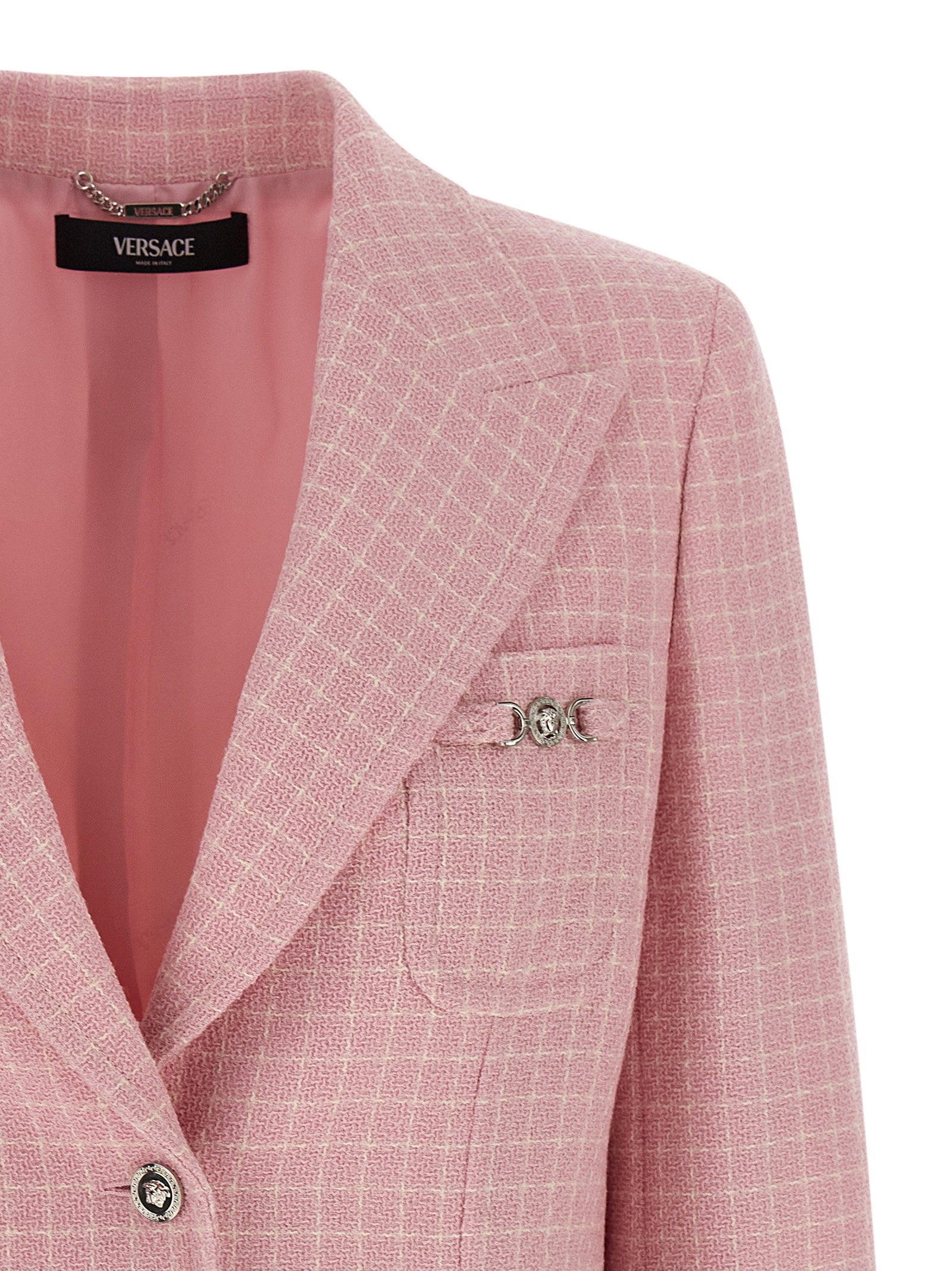 Versace Blazer Check Pink