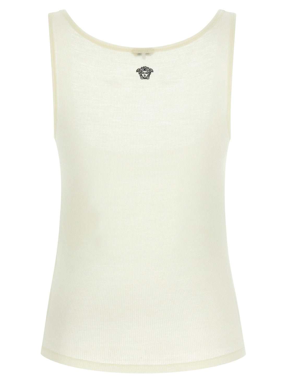 Versace La Medusa Embroidery Top White