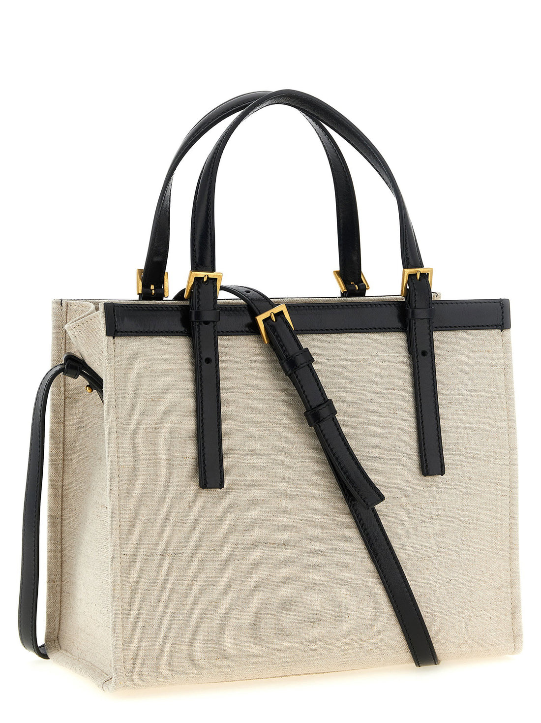 Versace Medium Rivière Shopping Bag Beige