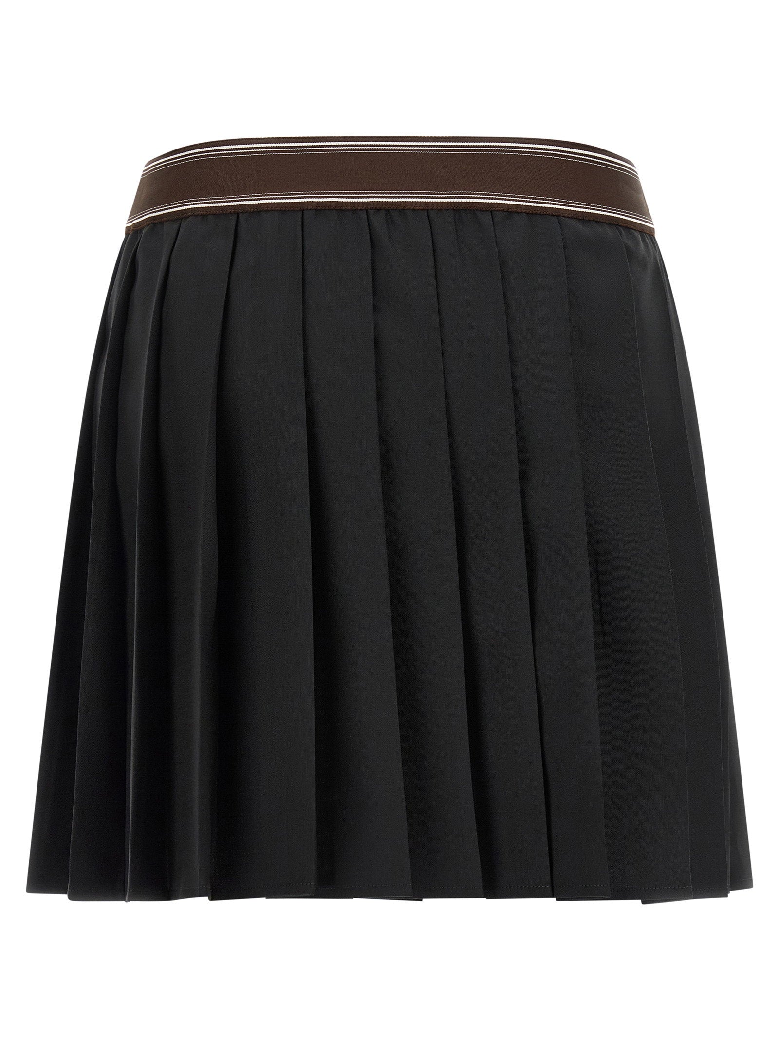Versace Pleated Skirt Black