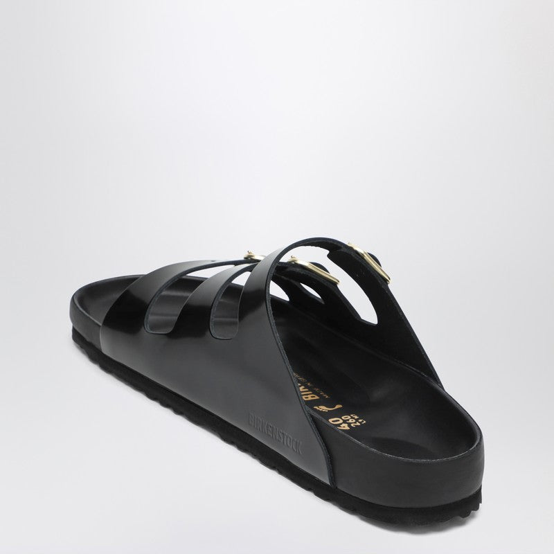 Birkenstock Florida Double-Buckle Exquisite Slides Black