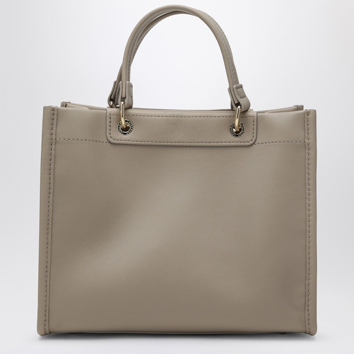 Longchamp Clay Leather Small Tote Bag Grey