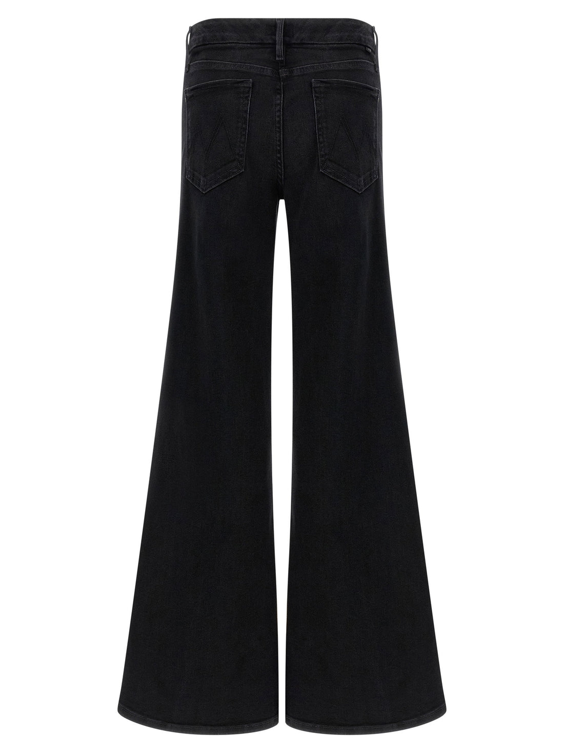 Mother The Roller Sneak Jeans Black
