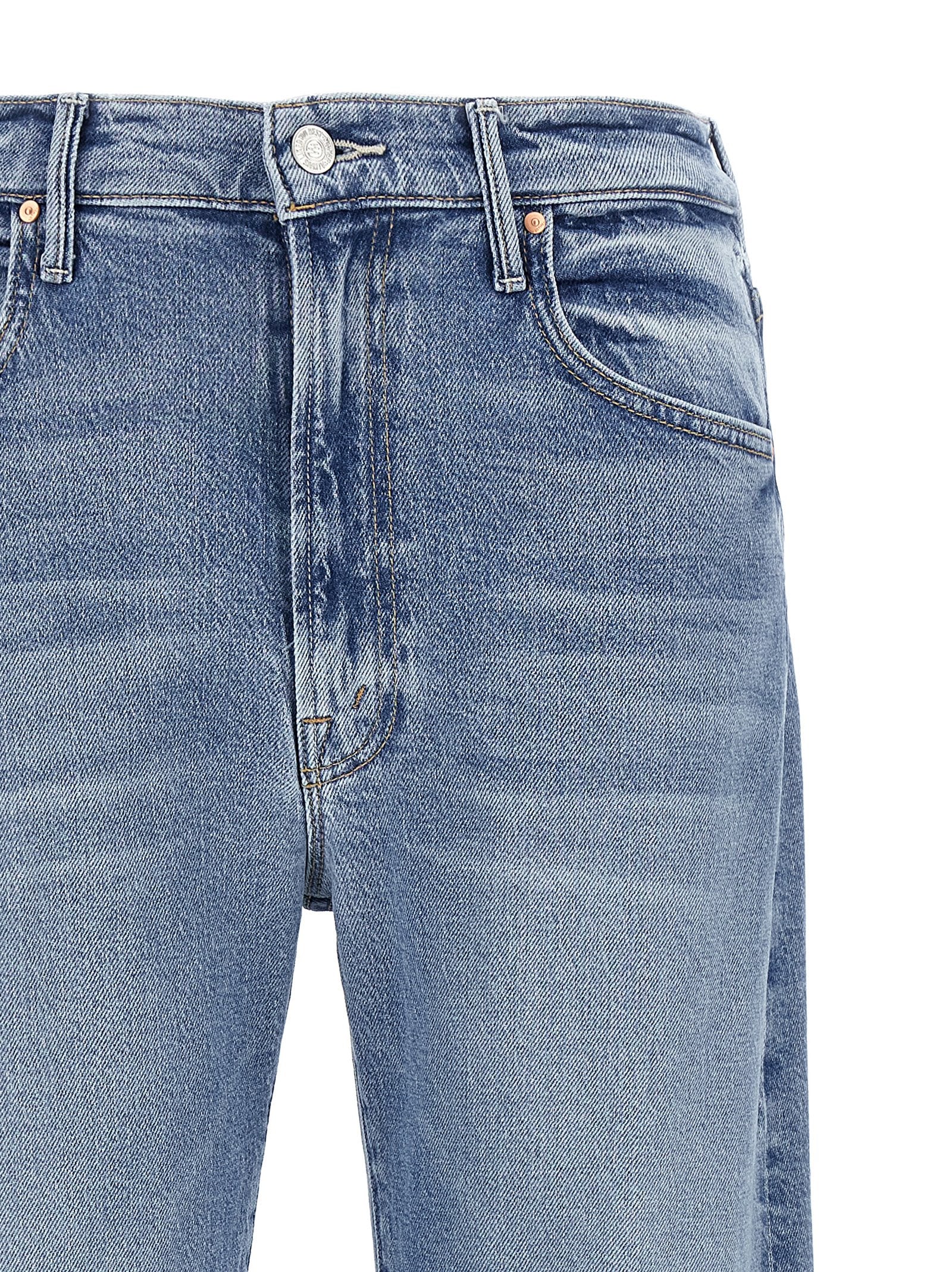 Mother The Lasso Sneak Jeans Light blue