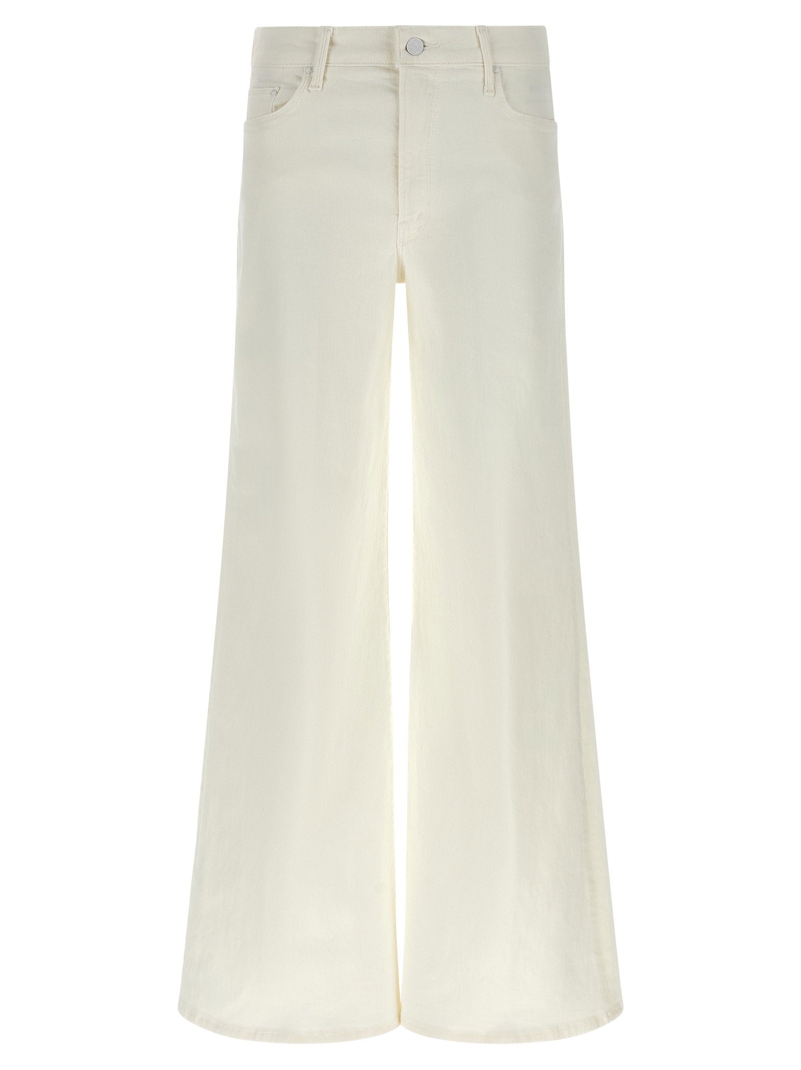 Mother The Twister Sneak Jeans White