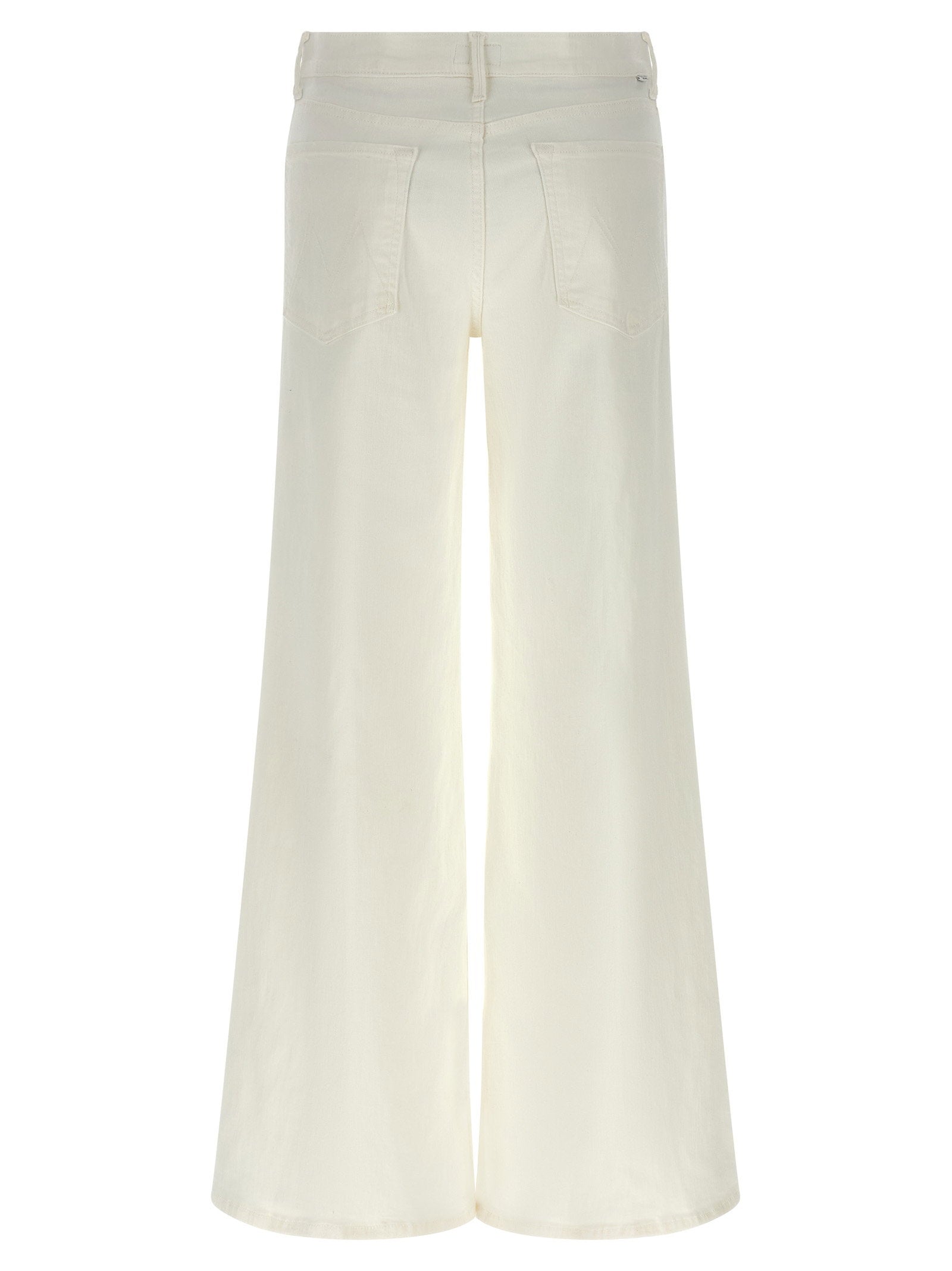 Mother The Twister Sneak Jeans White