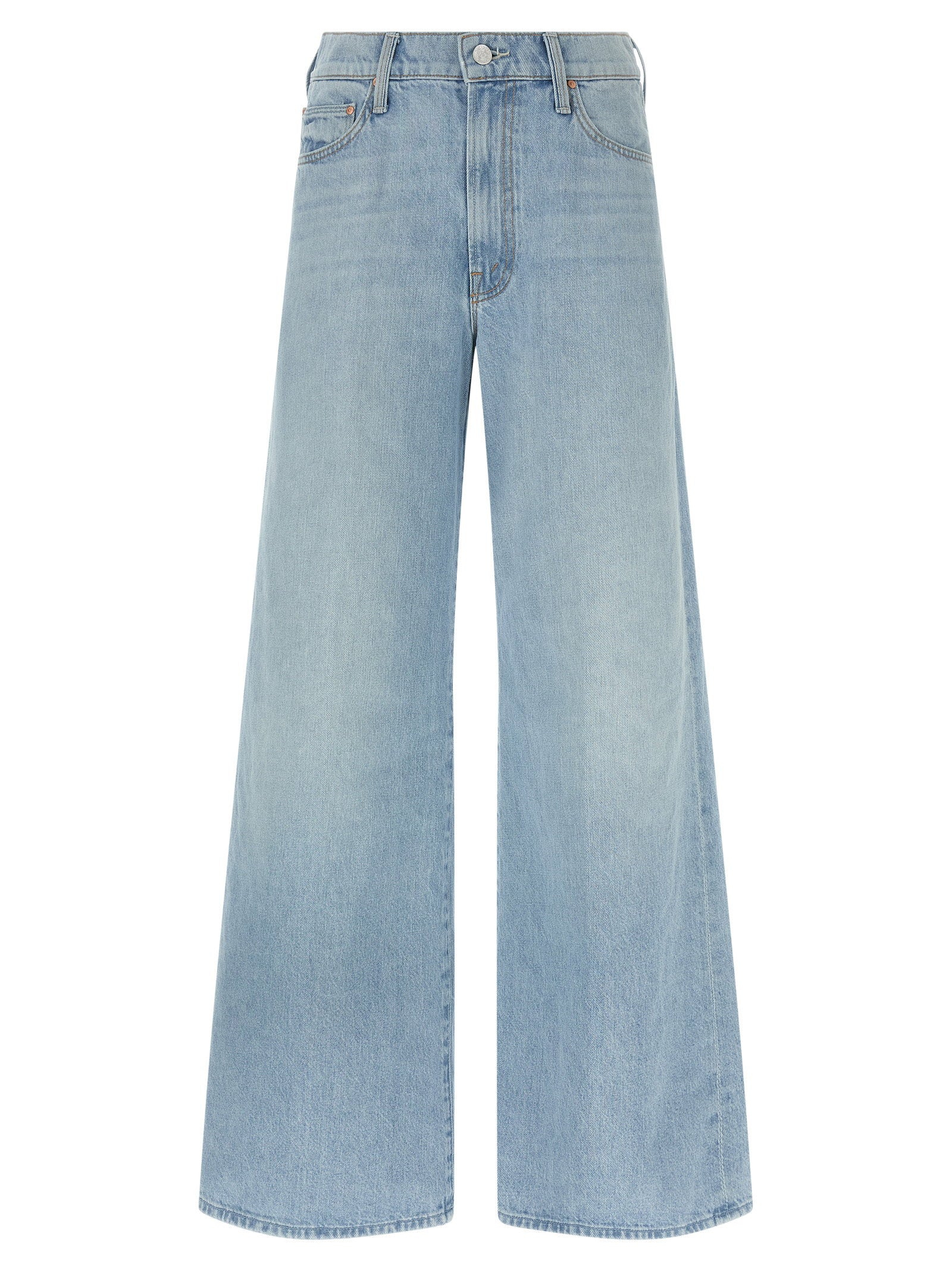 Mother The Ditcher Roller Skimp Jeans Light blue