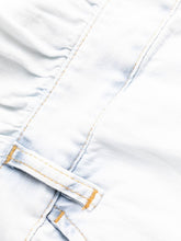 Dsquared2 Light Wash Denim Mini Dress Clear Blue