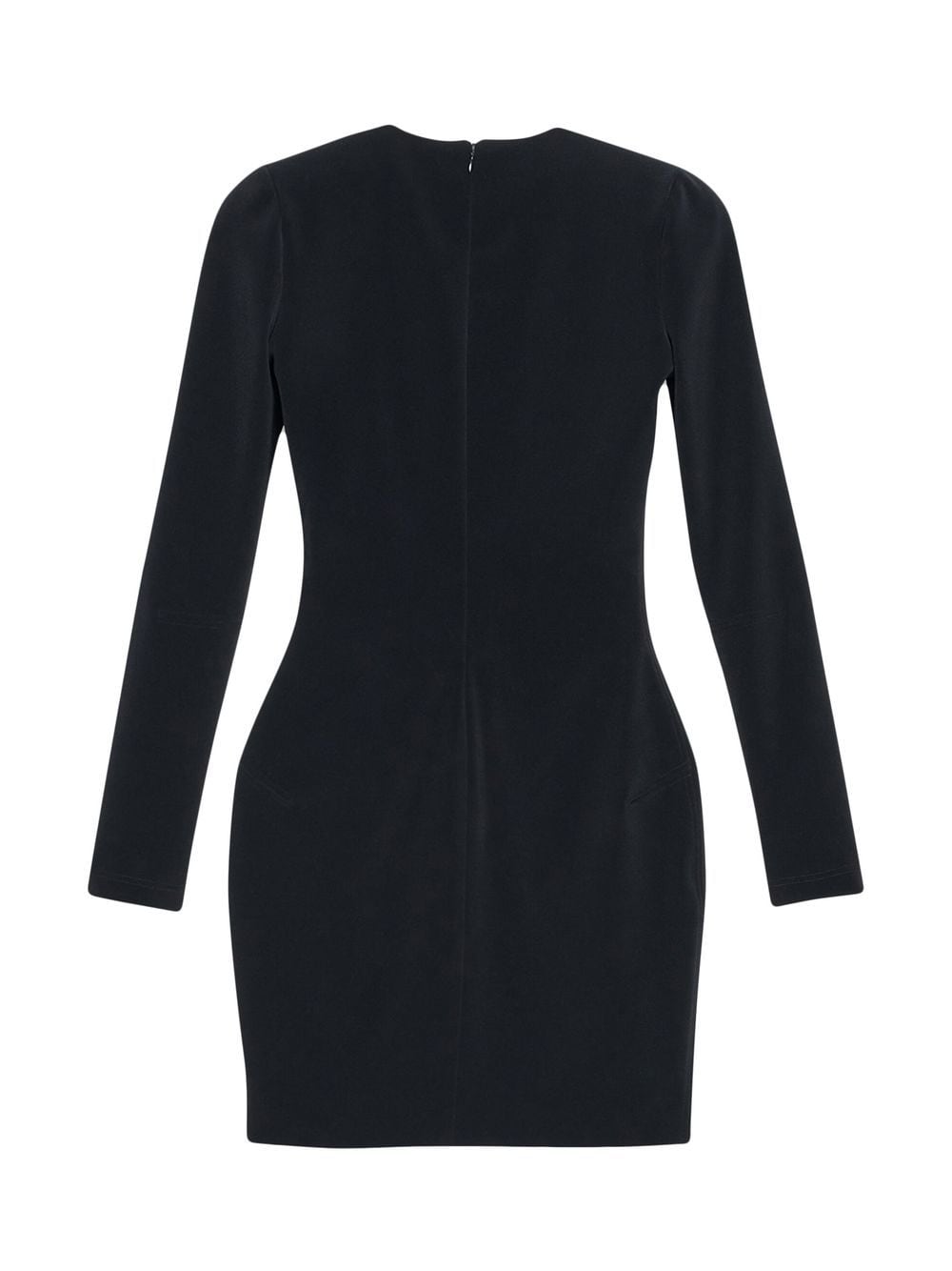Balenciaga Mini Stretch Slim Dress in Black black
