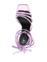 Giuseppe Zanotti Metallic 125mm Platform Sandals Pink