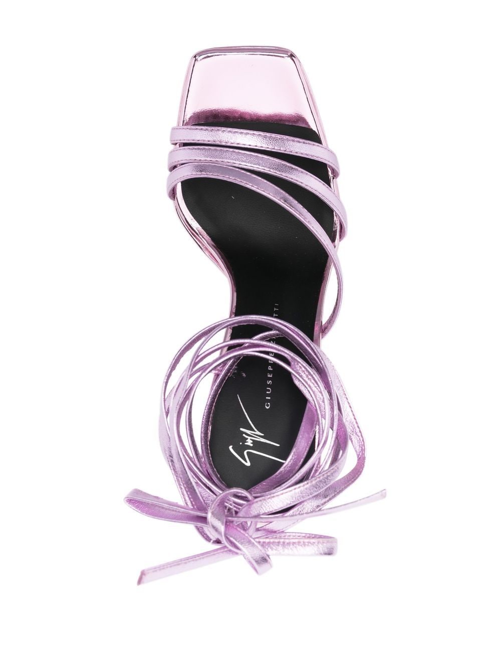 Giuseppe Zanotti Metallic 125mm Platform Sandals Pink
