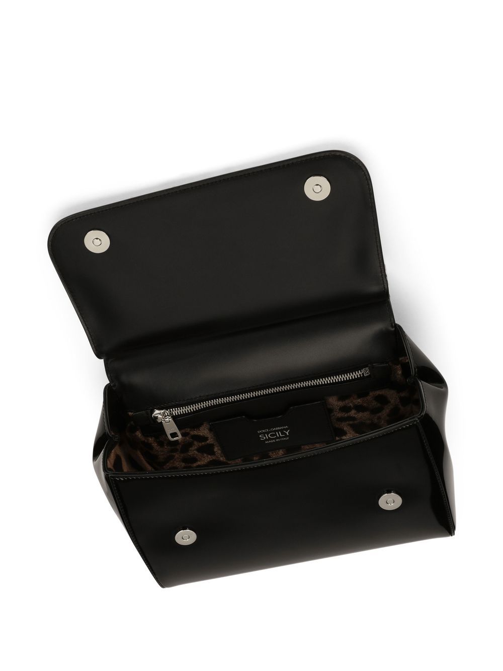 D&G leather shiny handbag