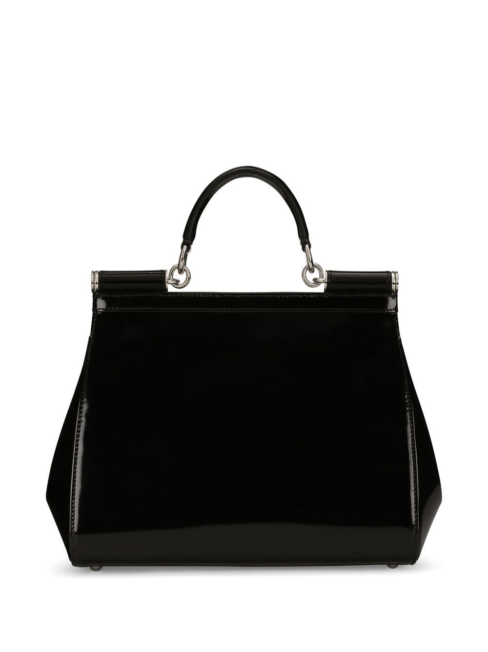 D&G leather shiny handbag
