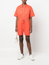 Paul Smith Short Cotton Playsuit Orange
