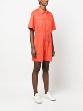 Paul Smith Short Cotton Playsuit Orange