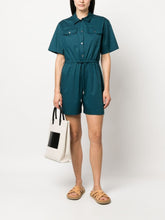 Paul Smith Short Cotton Playsuit Blue