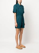 Paul Smith Short Cotton Playsuit Blue