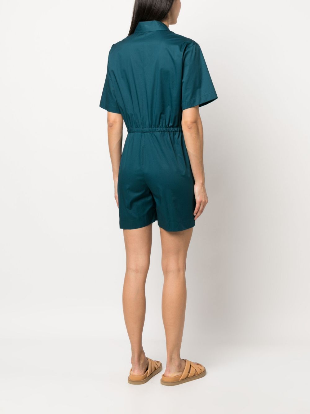 Paul Smith Short Cotton Playsuit Blue