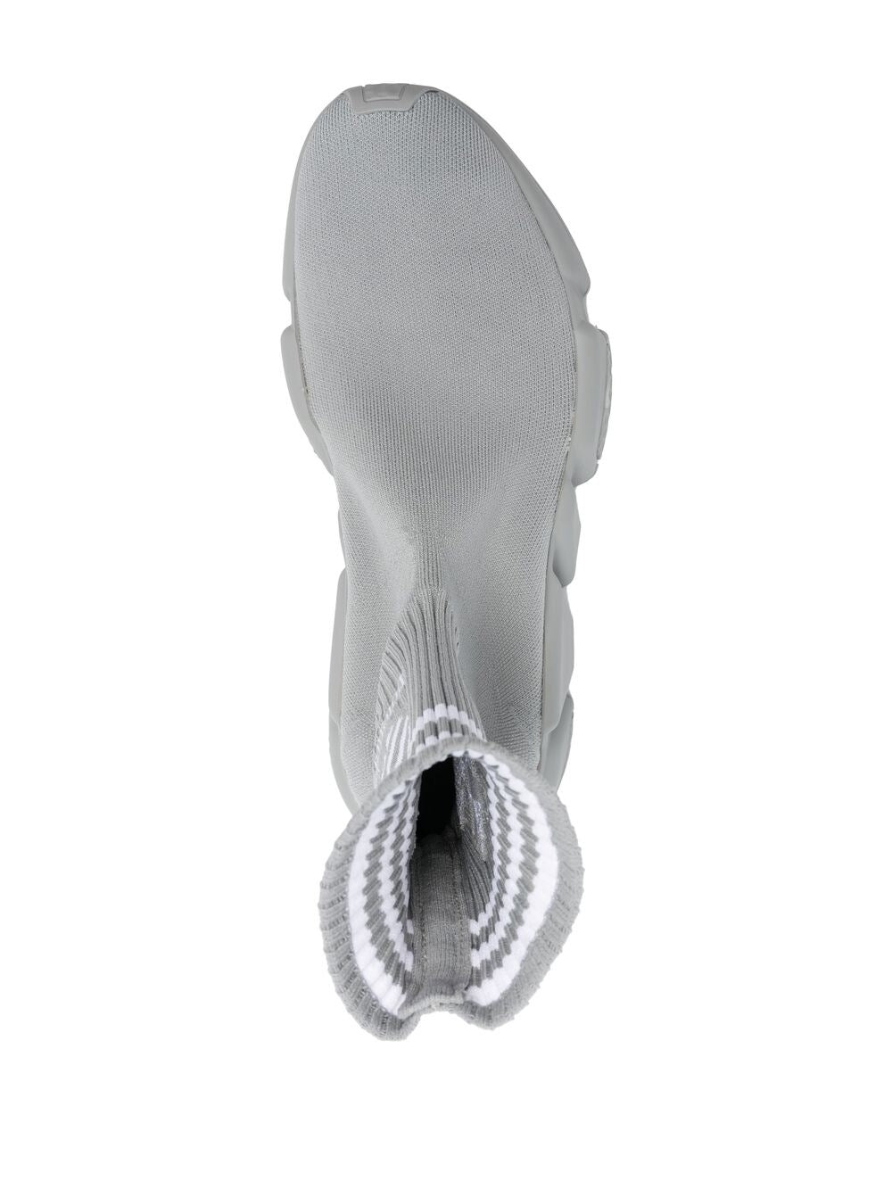 Adidas X Balenciaga Speed Sock Knitted Sneakers Grey