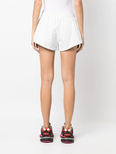 Balenciaga Flared Cotton Elasticated-Waist Shorts White