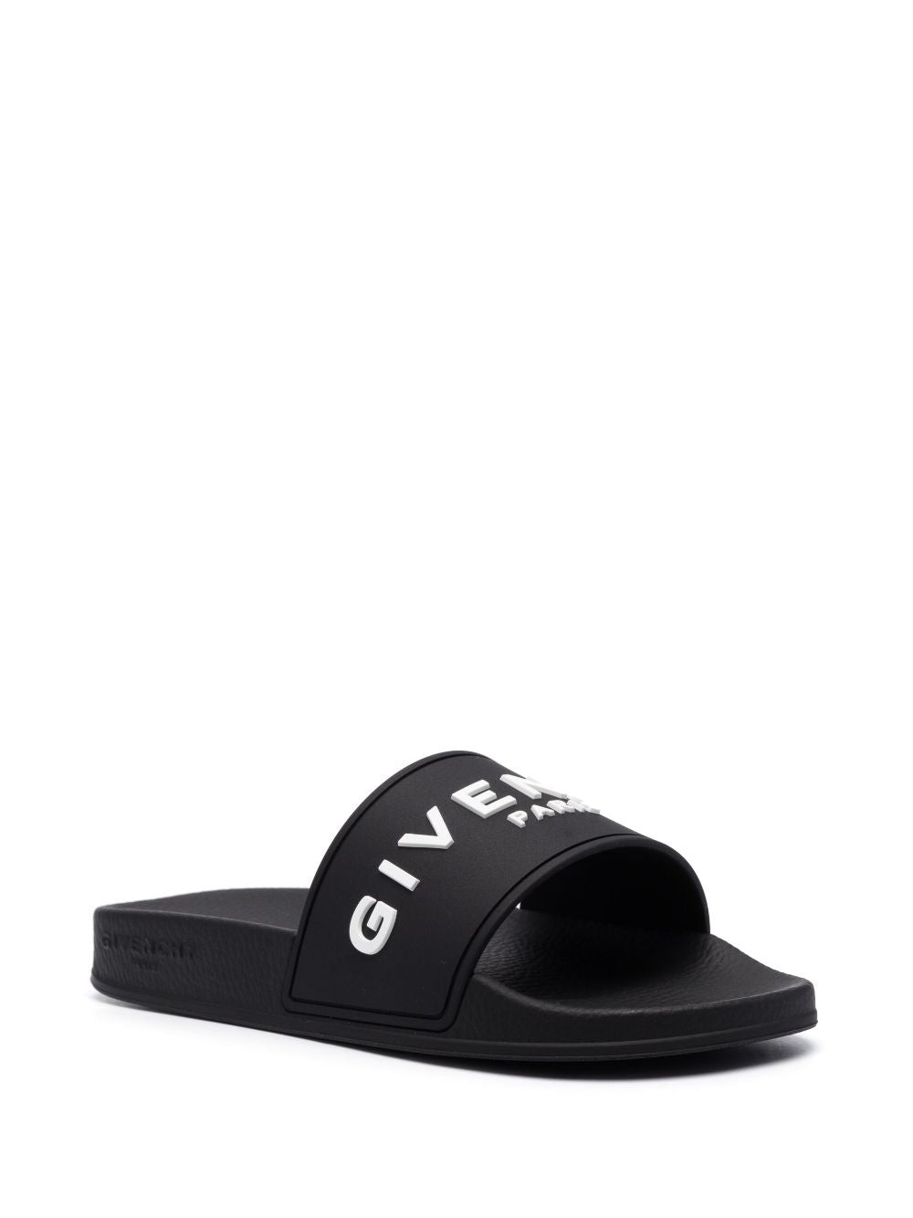 Givenchy Logo Pool Slides Black