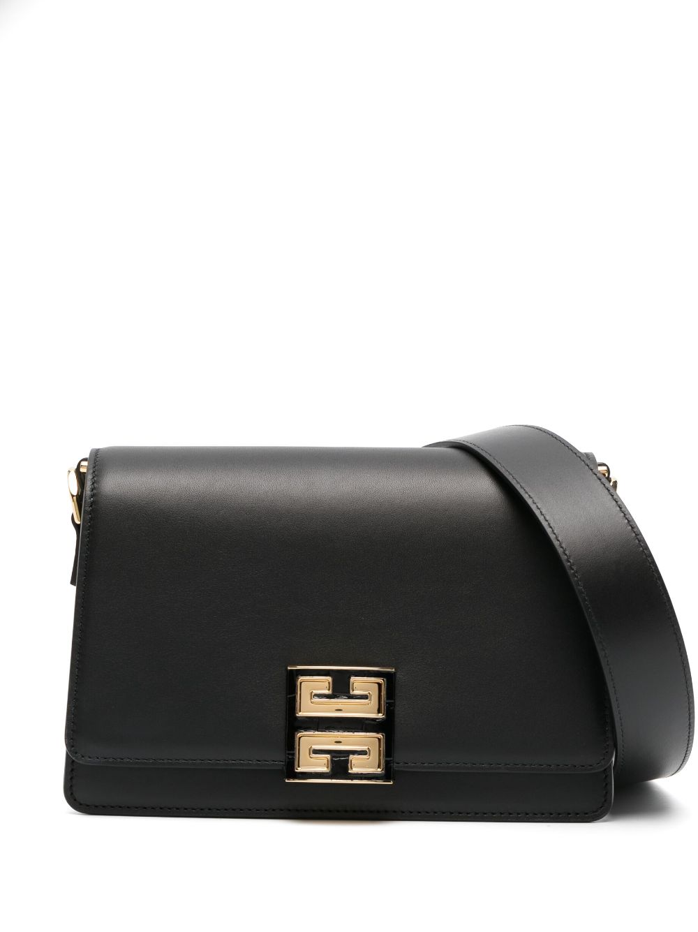 Givenchy Medium 4G Leather Crossbody Bag Black