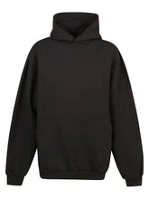 Balenciaga BB Strass Embellished Cotton Hoodie Black