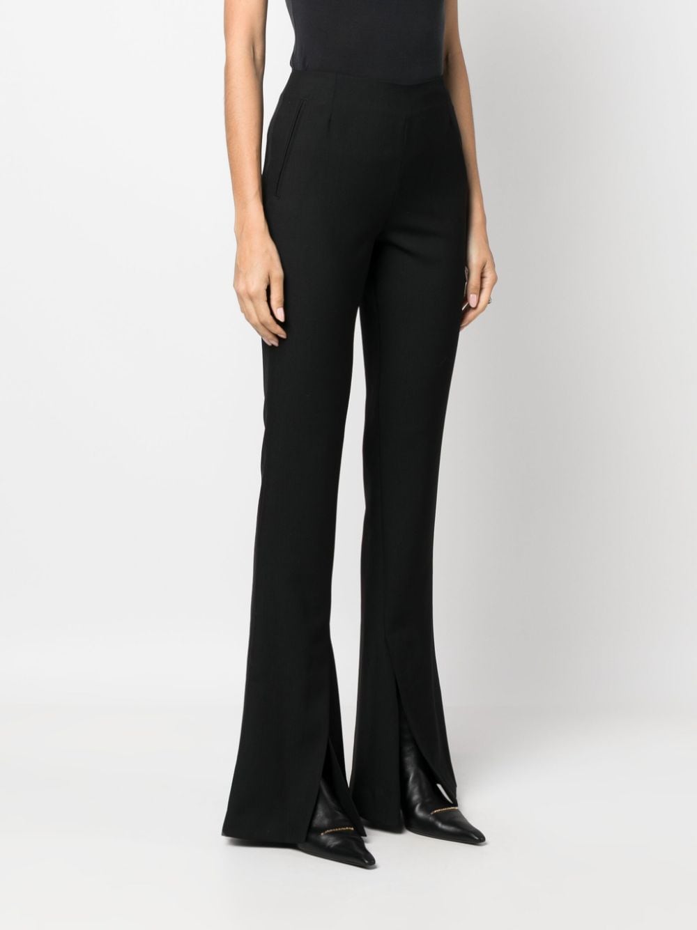 Ambush Slim-Fit Virgin Wool Trousers Black Black